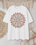 Casual Bohemian Graphic Print T-Shirt