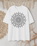 Casual Ethnic Pattern Printed T-Shirt