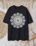 Casual Ethnic Mandala Graphic Print T-Shirt