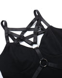 Dark Style Temperament Pentagram Basic Camisole Top