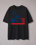 Independence Day Flag Print T-Shirt