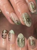 Solar Goddess Fantasy Manicure Patch Wear Nails