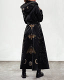 Moonlight Dead Moth Night Print Cardigan Coat