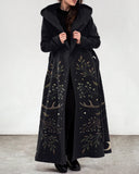 Moonlight Dead Moth Night Print Cardigan Coat