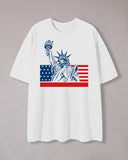 Independence Day Flag Print T-Shirt