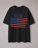 9.11 Statue Of Liberty Graphic Print T-shirt