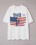 9.11 Statue Of Liberty Graphic Print T-shirt