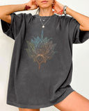 Bohemian Earth-Tone Mandala Print T-shirt