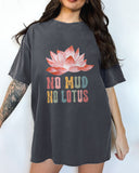 Spiritual Gift Lotus Flower Print T-shirt