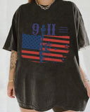 9.11 Statue Of Liberty Graphic Print T-shirt