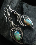 Bohemian Vintage Moonstone Gemstone Earrings