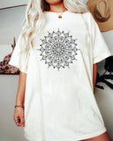 Casual Ethnic Pattern Printed T-Shirt