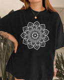 Healing And Beautiful Mandala Pattern T-Shirt