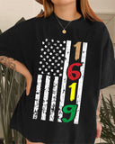 "1619" Flag Graphic T-shirt