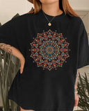 Casual Bohemian Graphic Print T-Shirt