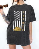 Farmer Graphic Print T-Shirt