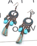 Bohemian  Geometric Tassel Earrings