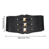 Retro Waist Belt With Loose And Tight Waistband