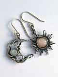 Vintage Boho Sun & Moon Inspired Earrings