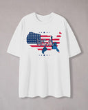 USA Statue of Liberty Print T-Shirt