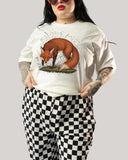 Strange Fox King Casual Plus Size T-shirt