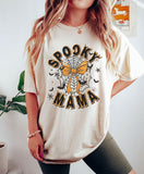 “SPOOKY MAMA" Print T-shirt