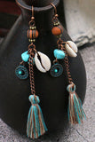 Tribal Tassel Woven Earrings