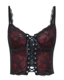 Dark lace halter back straps  Camisole