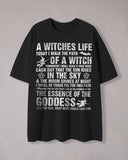 Witch Slogan Print Crew Neck T-Shirt