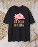 Spiritual Gift Lotus Flower Print T-shirt