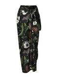 Fantastic Bindweed Species Printed Beach Sarong