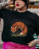 Strange Fox King Casual Plus Size T-shirt