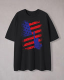 Stand Up "Independence Day" Flag Graphic T-Shirt