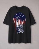 Statue of Liberty Holding Torch Graphic T-shirt