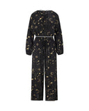 Starry Sky Print Casual Two-Piece Set