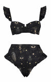 Eye of Liberty Constellation Print Bikini Set