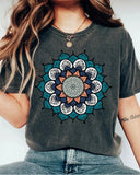 Colorful Healing Ethnic Print T-shirt