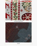 Christmas Elk Printed Knitted Tablerunner